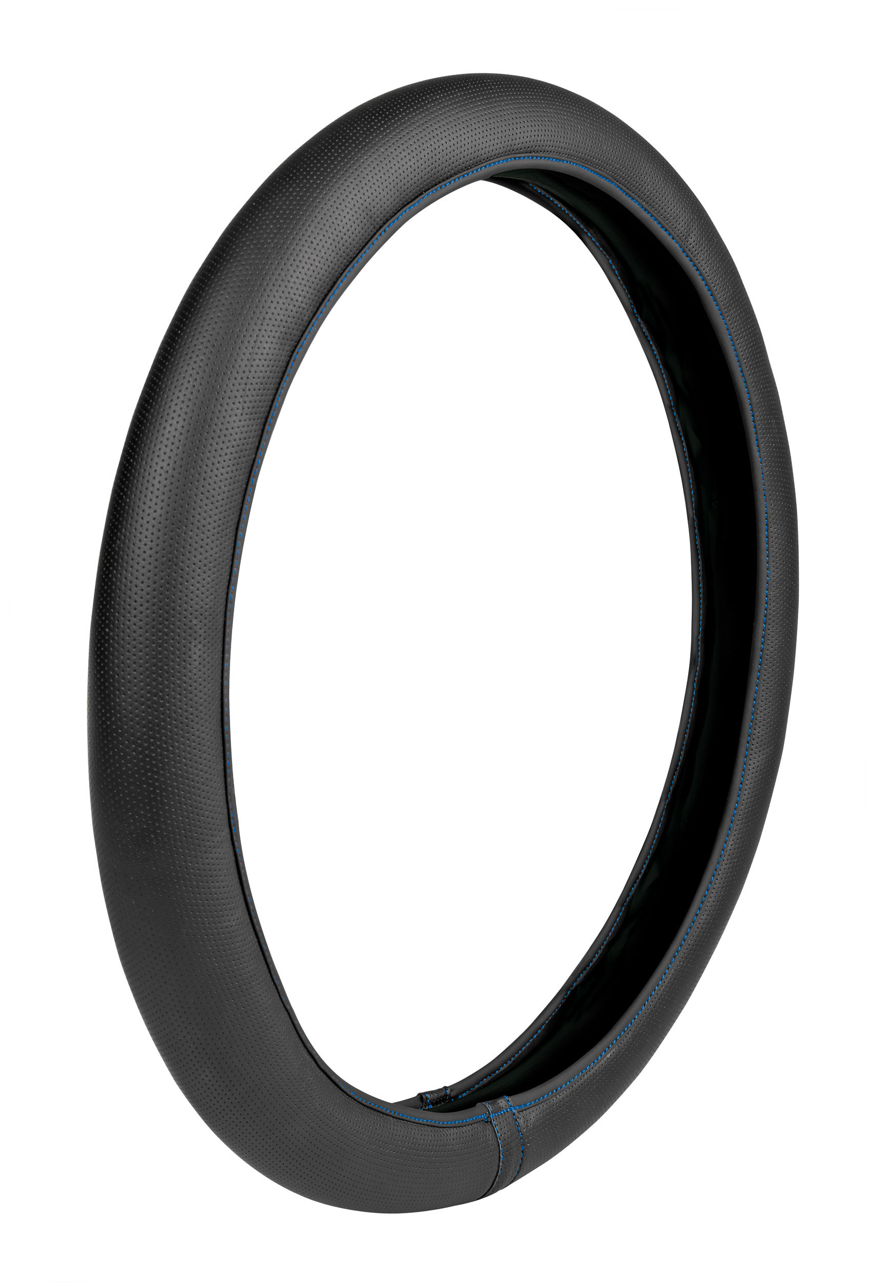 Skin-Cover, coprivolante elasticizzato in Skeentex - Nero/Blu - XL - Ø 49/51 cm
