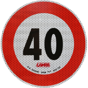 Contrassegno limite velocità - 40 Km/h