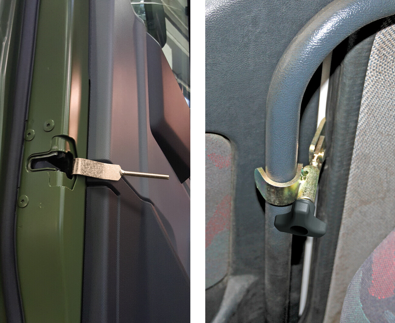 Serrature interne aggiuntive per cabina camion - compatibile per Renault T (06/13>) - immagine 2