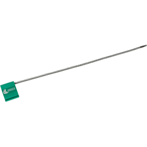 Set 10 Sigilli ad alta sicurezza, testa alluminio galvanizzato, cavo in acciaio