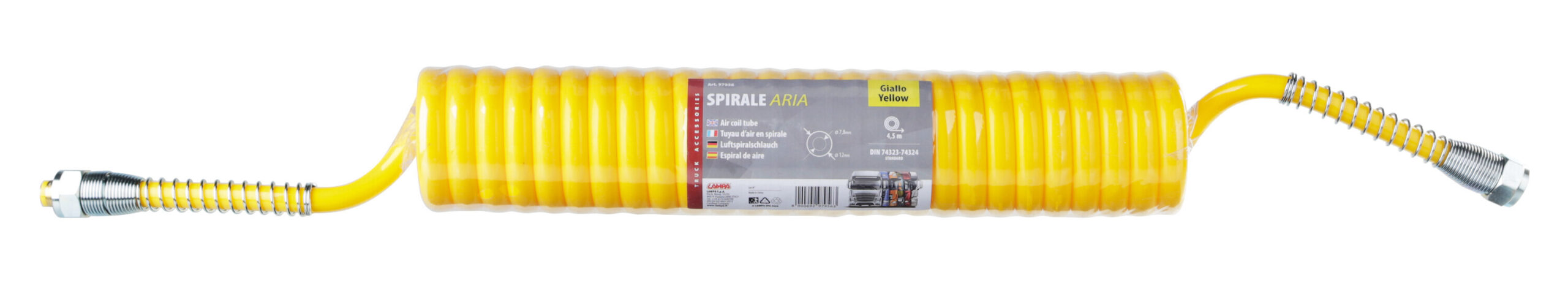 Tubo aria a spirale - Giallo - immagine 6