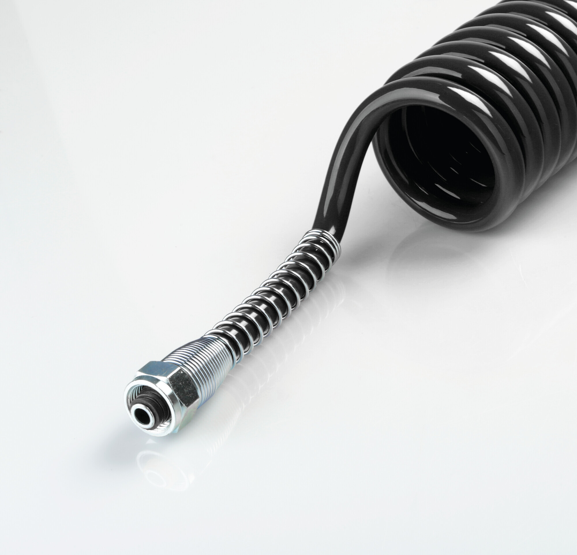 Tubo aria a spirale - Nero - immagine 4