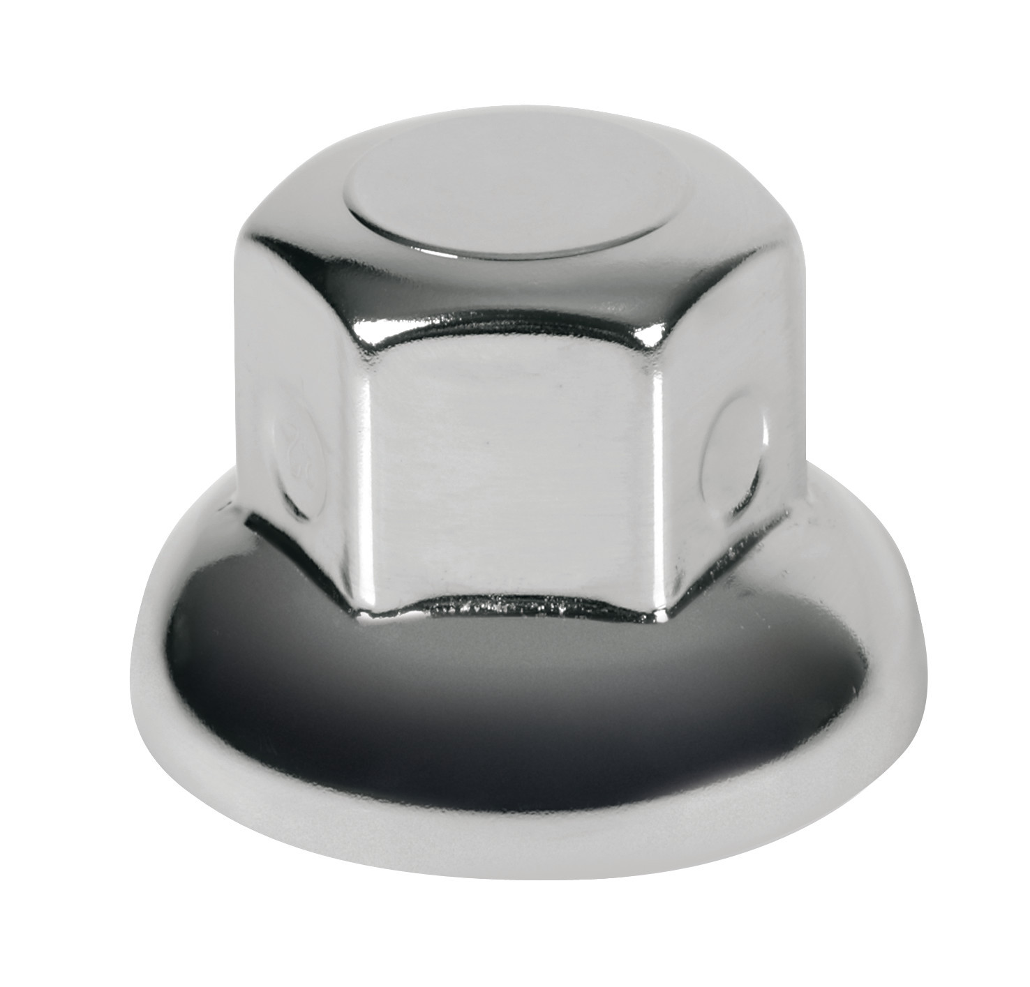 Boater, Set 10 copribulloni testa piatta in acciaio inox - Ø 33 mm - Cromo - immagine 2