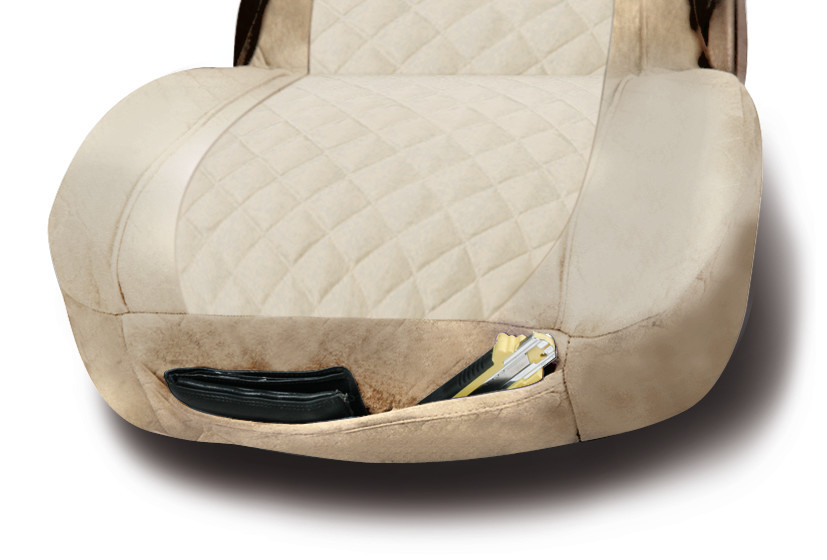 Lolita, coprisedile in Skeentex e poliestere - Panna - immagine 3
