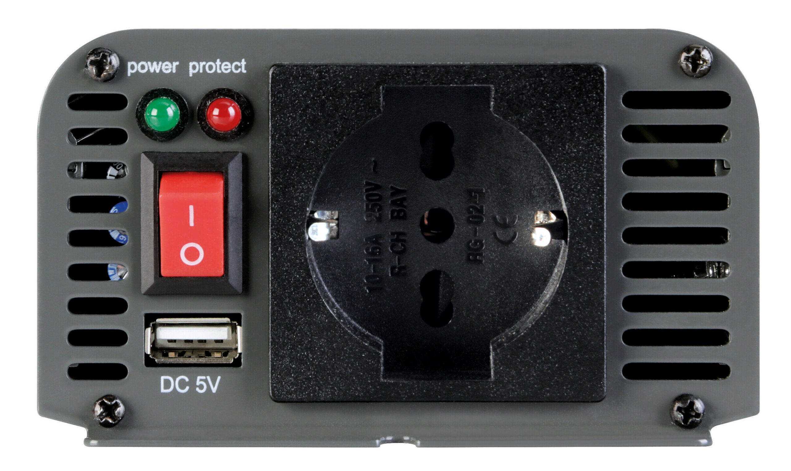 Power Inverter PSW300, trasformatore a onda sinusoidale pura 24V > 230V - immagine 3
