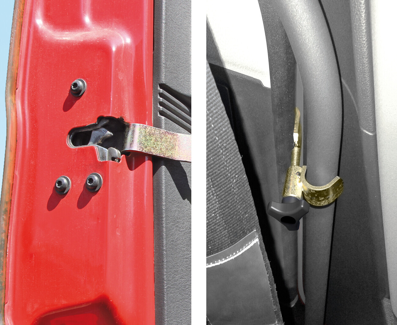 Serrature interne aggiuntive per cabina camion - compatibile per Volvo FH Serie 1 (08/93>11/98) - Volvo FH Serie 2 (12/98>07/02) - Volvo FH Serie 3 (08/02>08/12) - Volvo FH Serie 4 (09/12>05/21) - Volvo FM (03/98>) - Volvo FMX (04/13>) - Volvo FH Serie 5 (06/21>) - Volvo FH Aero (01/24>) - immagine 2