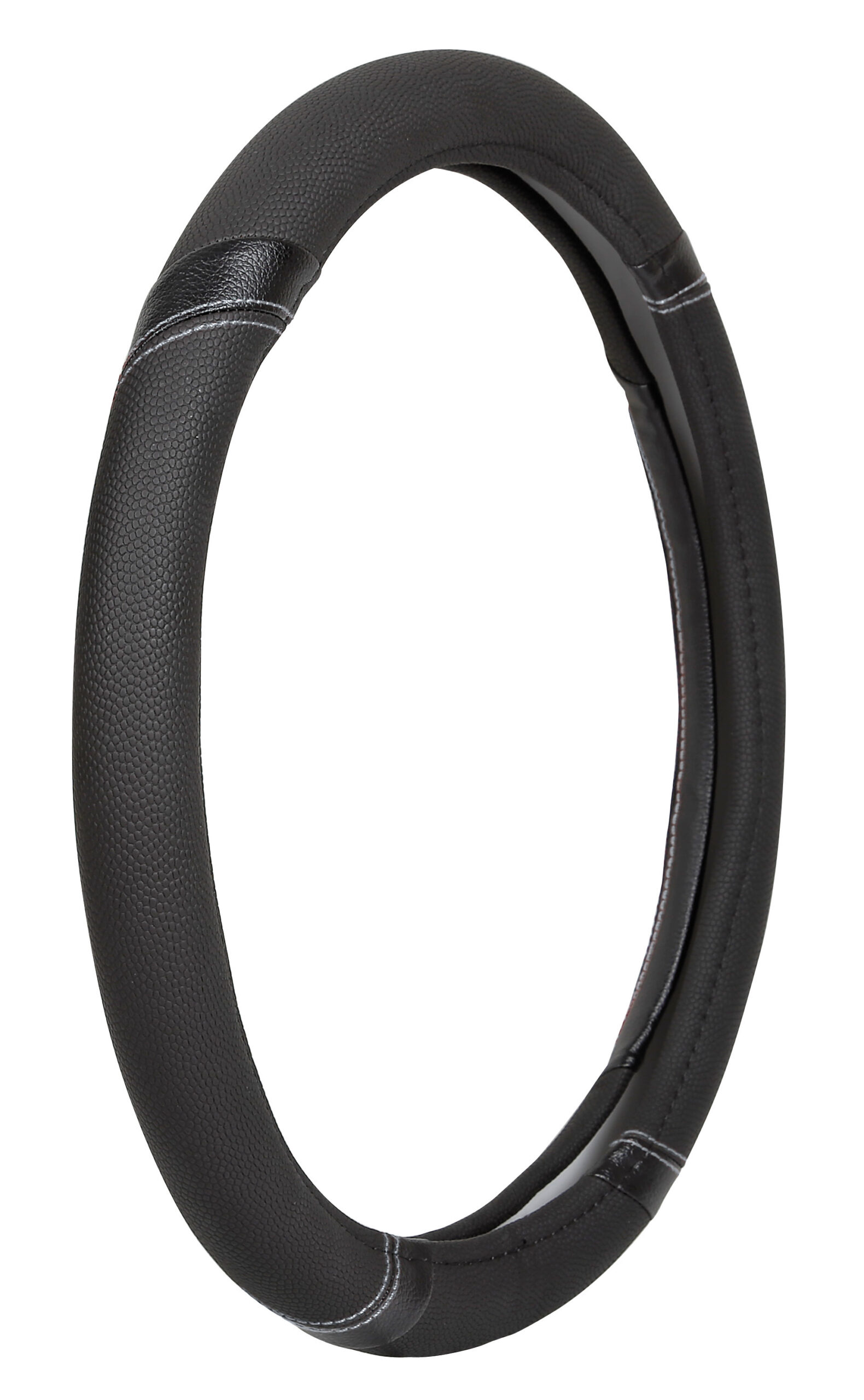 GT-Sport, coprivolante in Skeentex - S - Ø 42/44 cm - Nero/Argento - immagine 2