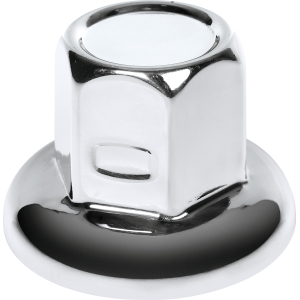 American, Set 40 copribulloni testa piatta in acciaio inox - Ø 32 mm - Cromo