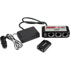 Duo-4, presa corrente tripla, USB, telecomando, 24V