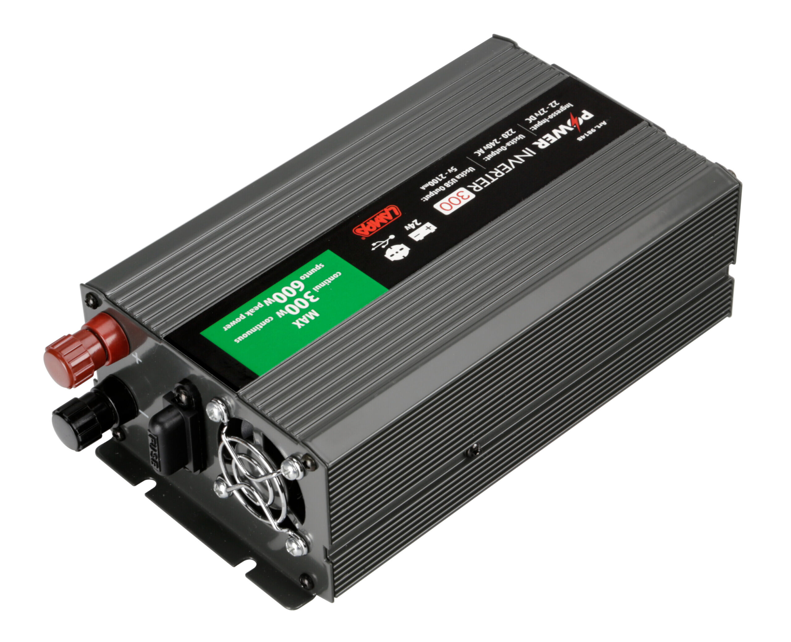 Power Inverter 300, trasformatore 24V > 220V - immagine 4