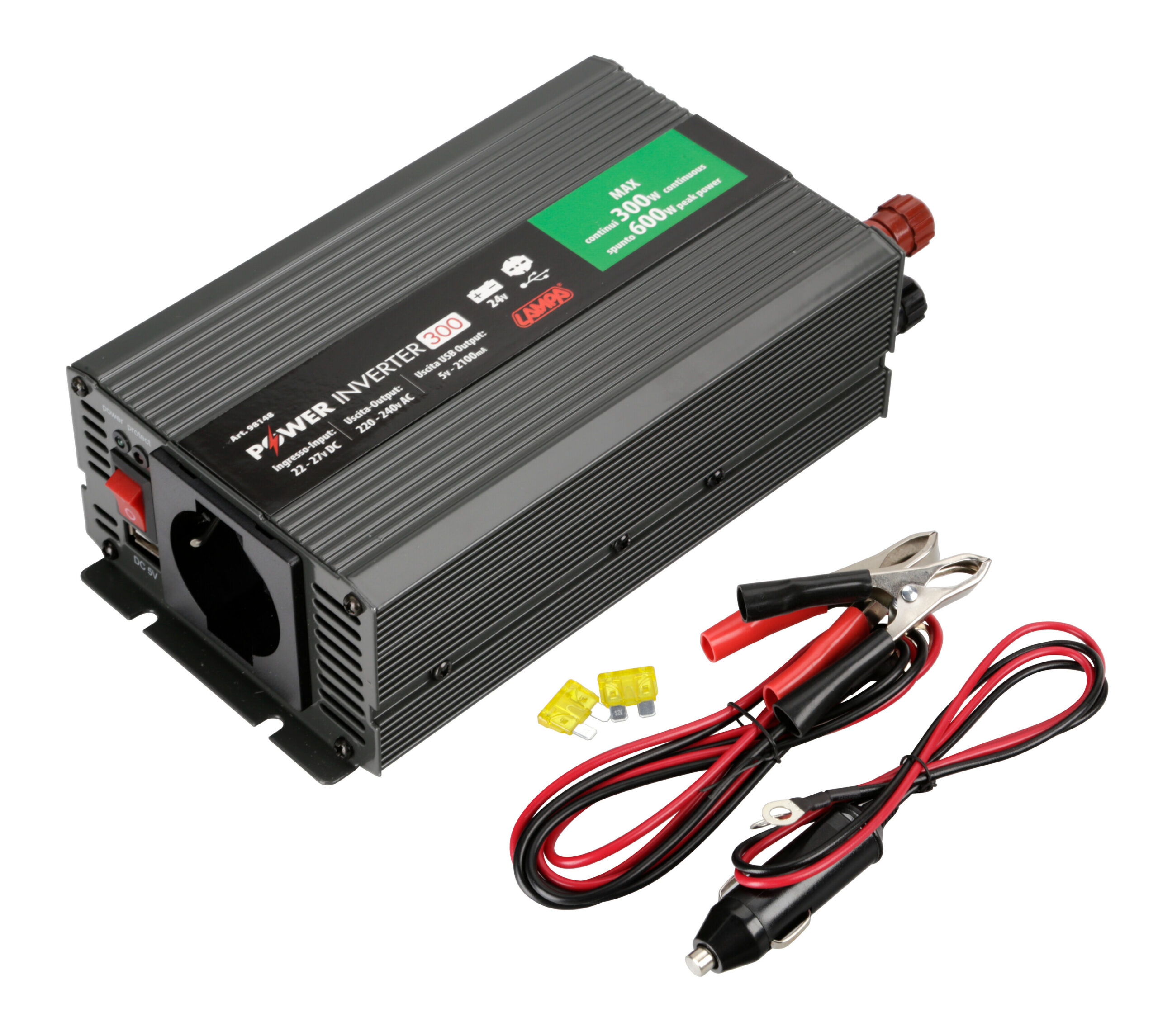 Power Inverter 300, trasformatore 24V > 220V - immagine 8