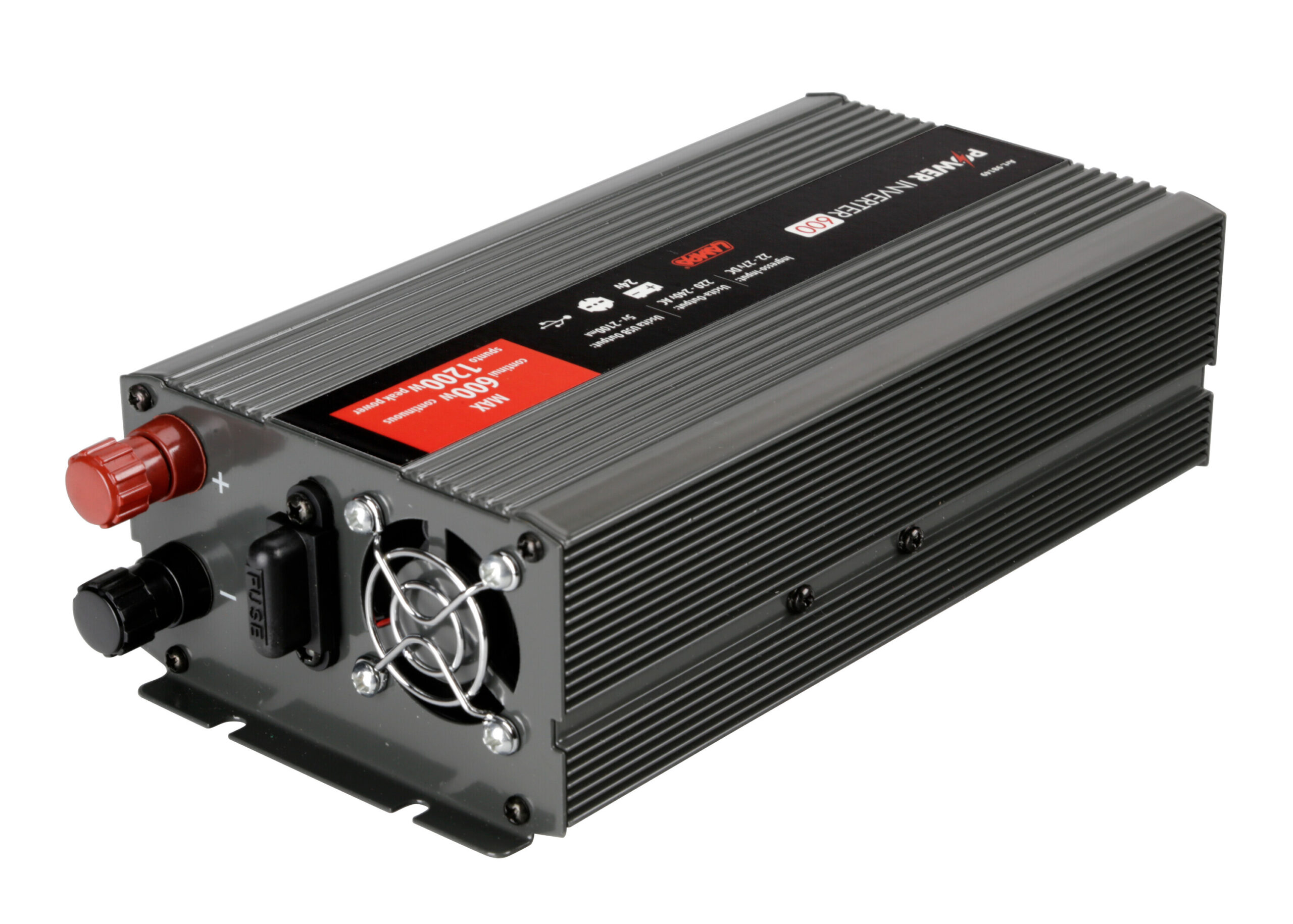 Power Inverter 600, trasformatore 24V > 220V - immagine 2