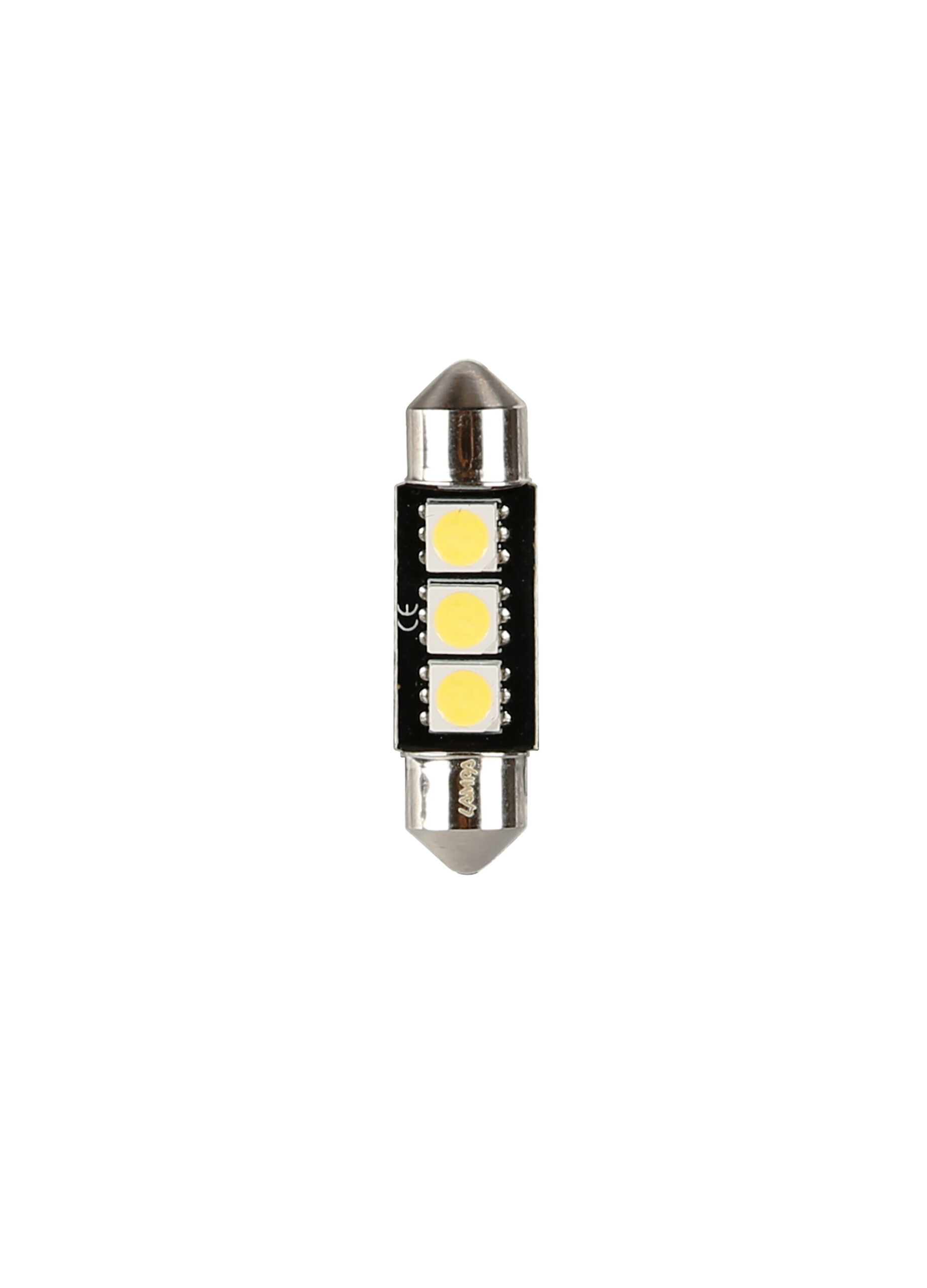 24/28V Led Series - 3 SMD x 3 chips - (C5W) - 10x36 mm - SV8,5-8 - 20 pz - Scatola - Bianco - Doppia polarità