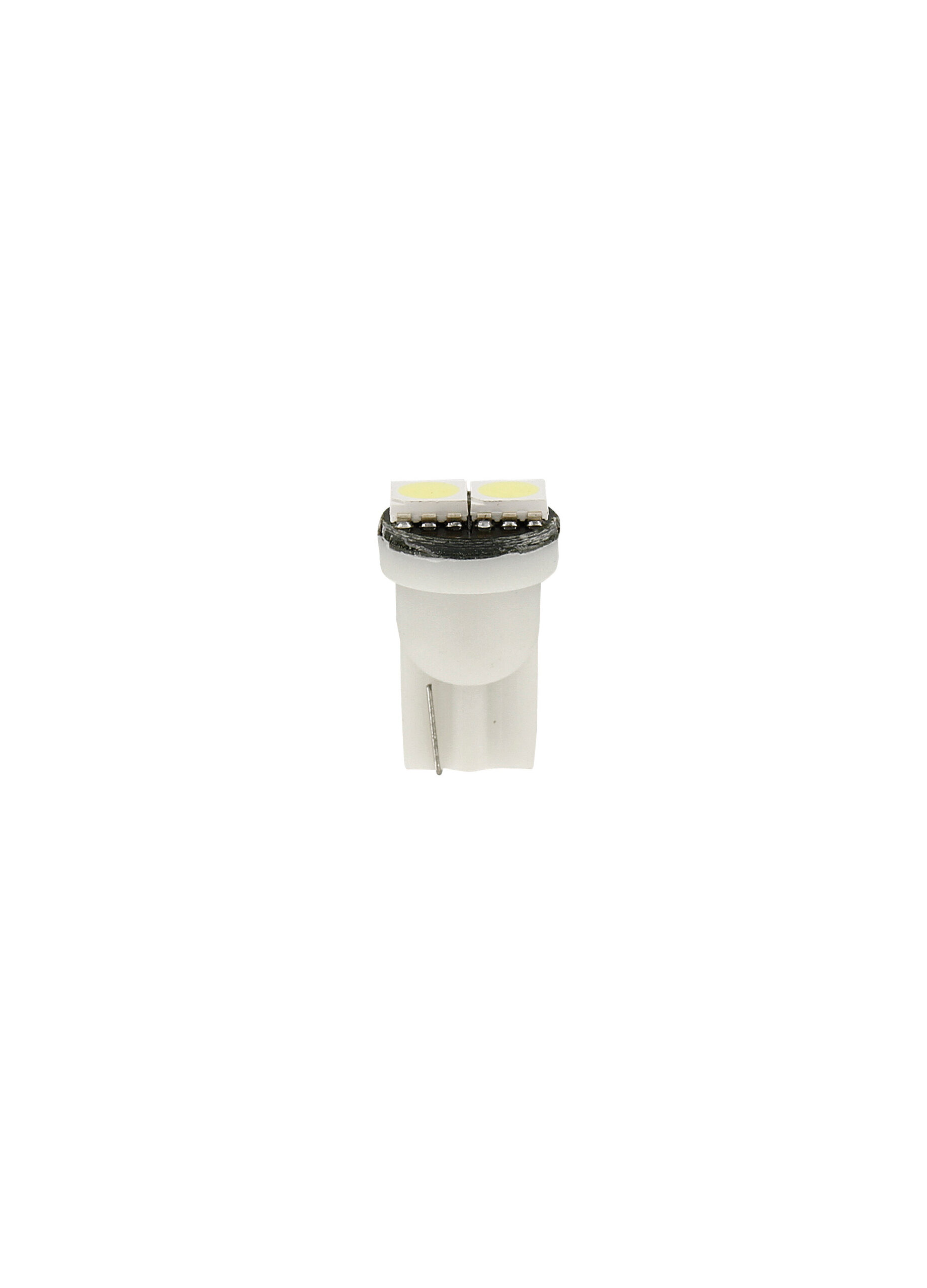 24/28V Hyper-Led 6 - 2 SMD x 3 chips - (T10) - W2,1x9,5d - 20 pz - Scatola - Bianco - Doppia polarità