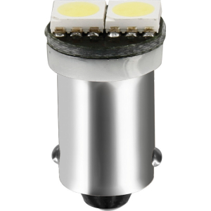 24/28V Led Series - 2 SMD x 3 chips - (T4W) - BA9s - 2 pz - D/Blister - Bianco - Doppia polarità