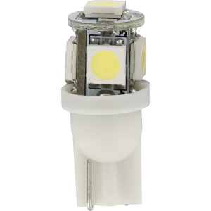 24/28V Hyper-Led 15 - 5 SMD x 3 chips - (T10) - W2,1x9,5d - 2 pz - Scatola - Arancio - Doppia polaritÃ
