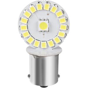 24/28V Led Series - 34 SMD x 3 chips - (P21W) - BA15s - 2 pz - Scatola - Bianco