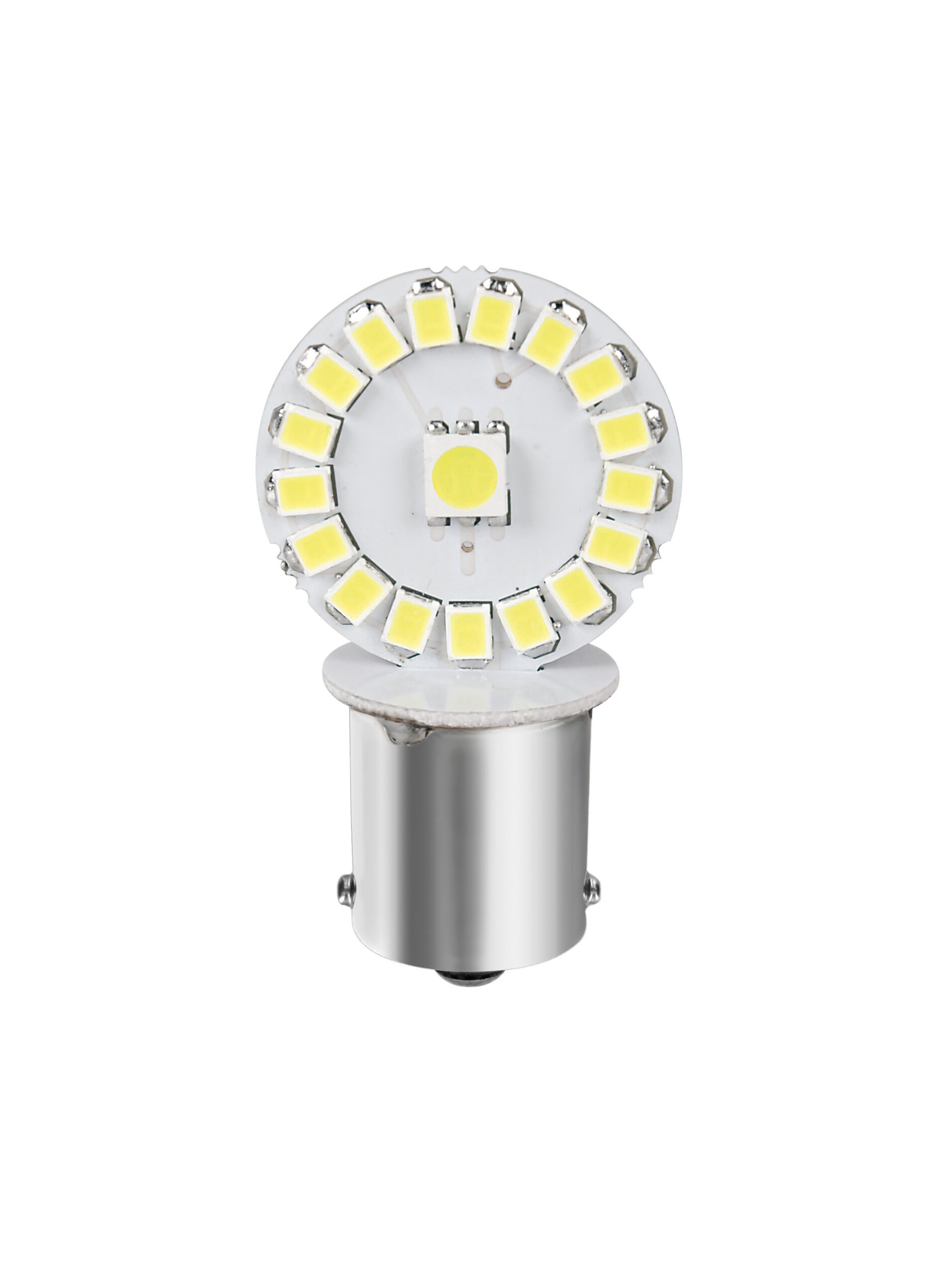 24/28V Led Series - 34 SMD x 3 chips - (P21W) - BA15s - 2 pz - Scatola - Bianco