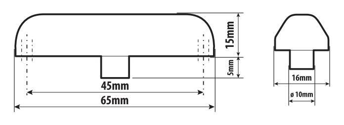 Luce ingombro - 4 Led - 24V - Bianco - immagine 4
