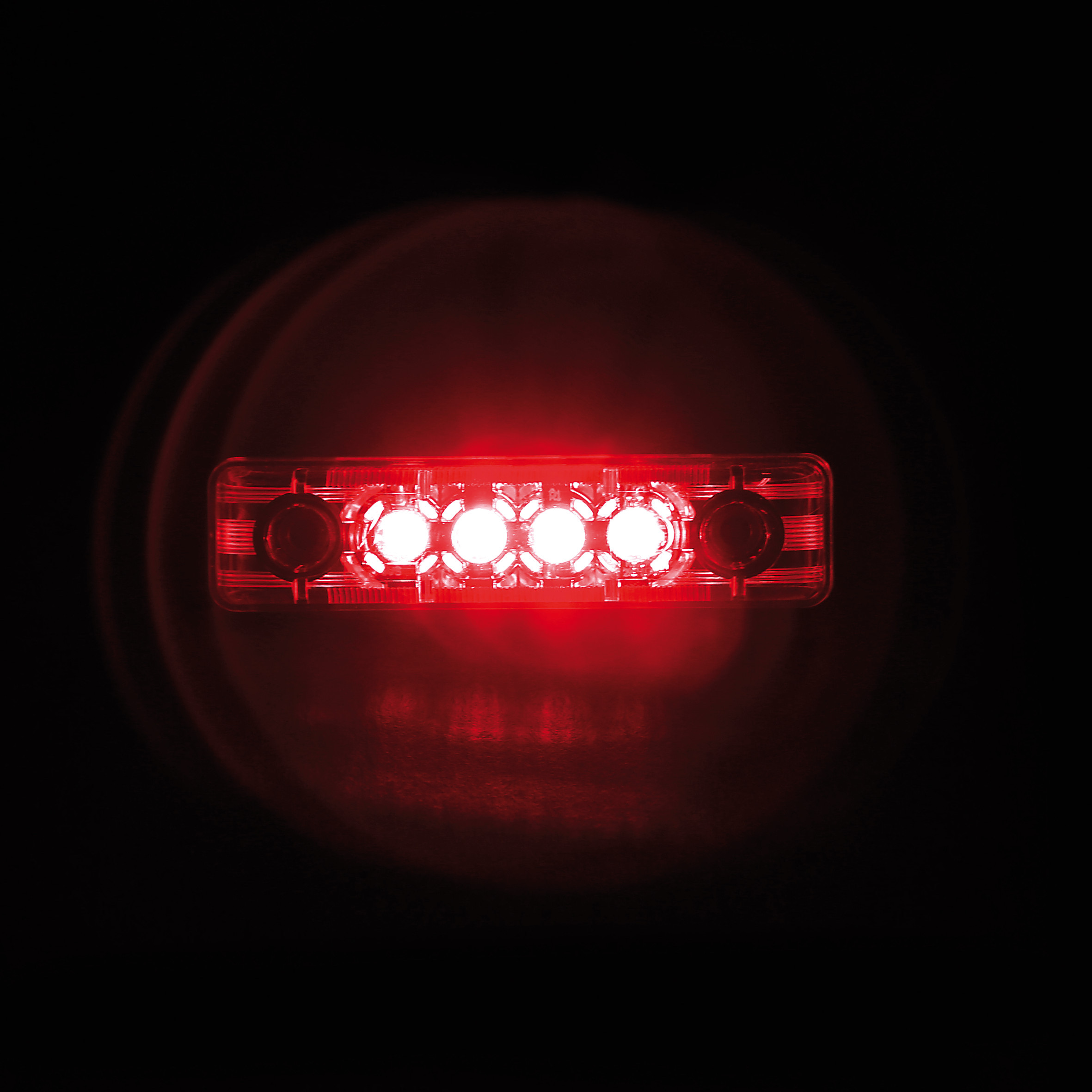 Luce ingombro - 4 Led - 24V - Rosso - immagine 3