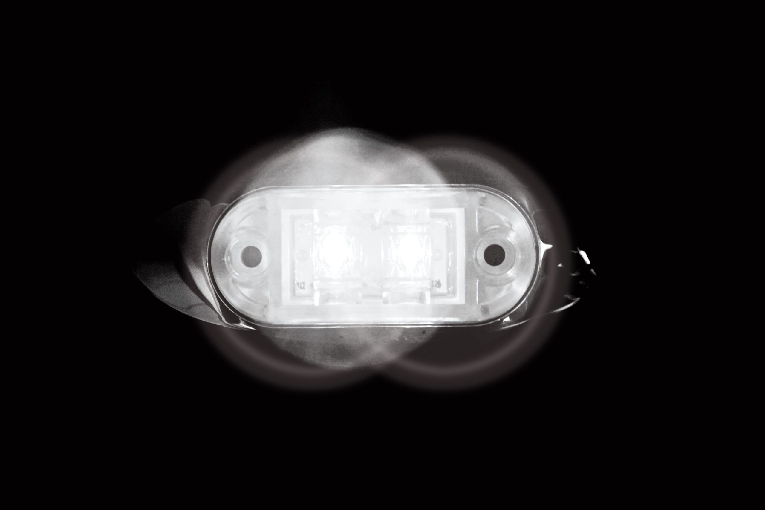 Luce decorativa - 2 Led - 24V - Bianco - immagine 5