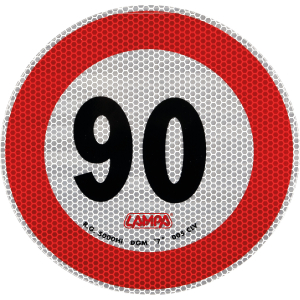 Contrassegno limite velocità - 90 Km/h