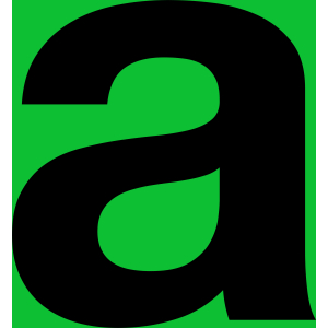 Marcatura in pvc verde con supporto adesivo - A