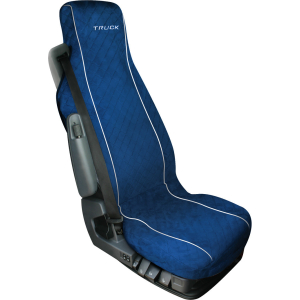 Silvia, coprisedile in cotone per camion - Blu