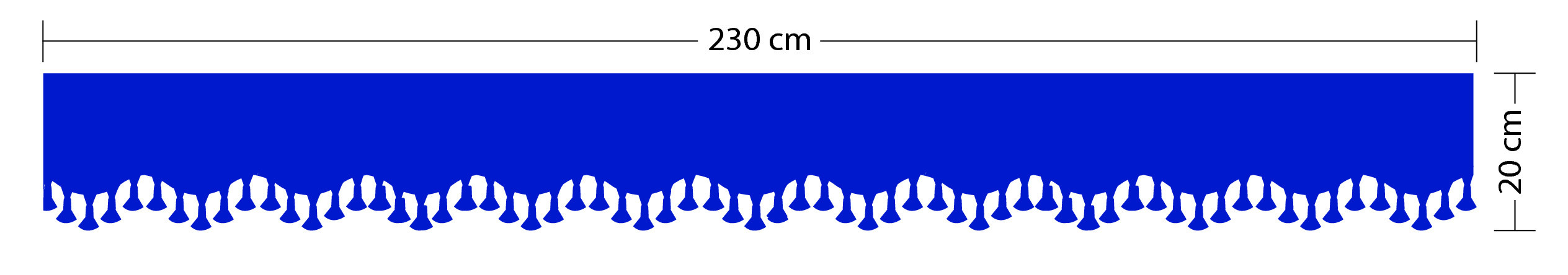 Oscura, fascia parasole per camion - Blu - immagine 2