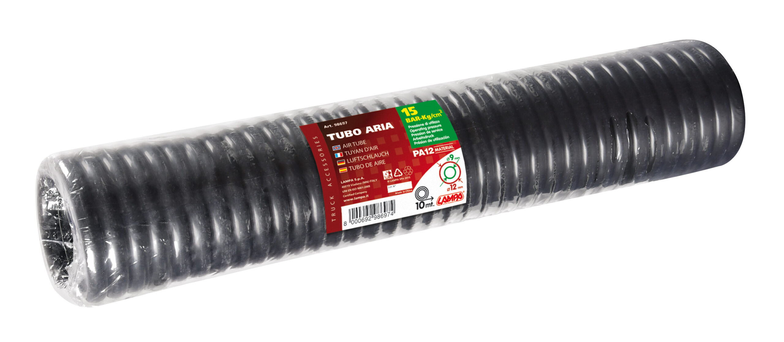 Tubo aria in PA12 - Ø 12 mm - 10 m - immagine 2