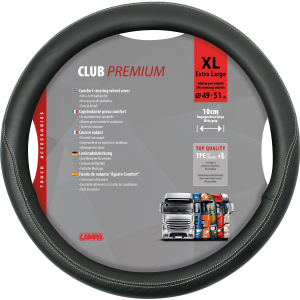Club, coprivolante in Skeentex - XL - Ø 49/51 cm - Nero