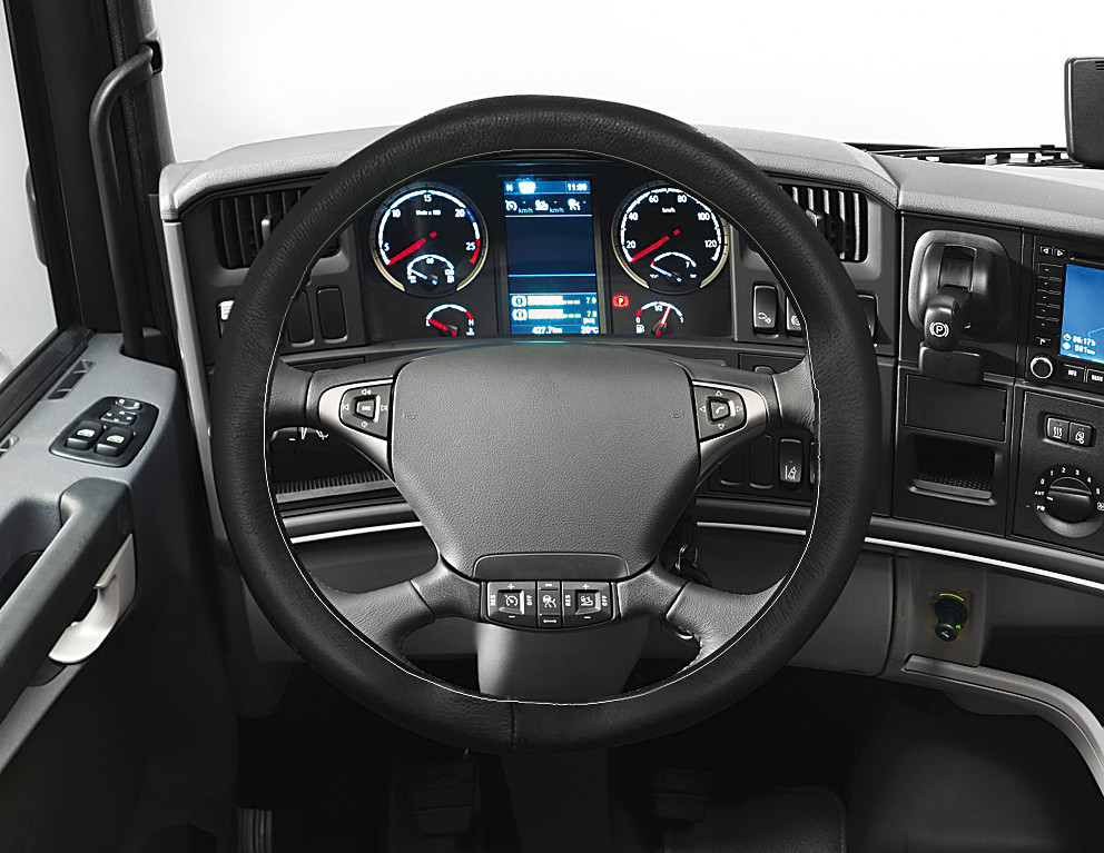 Premium Truck, coprivolante in pelle - M - Ø 44/46 cm - Nero - immagine 2