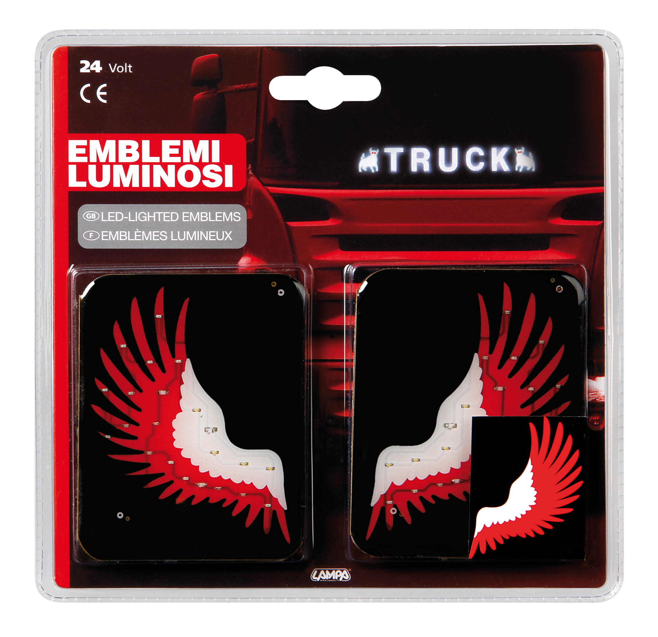 Spell-It Led coppia emblemi, 24V - Ala - immagine 2