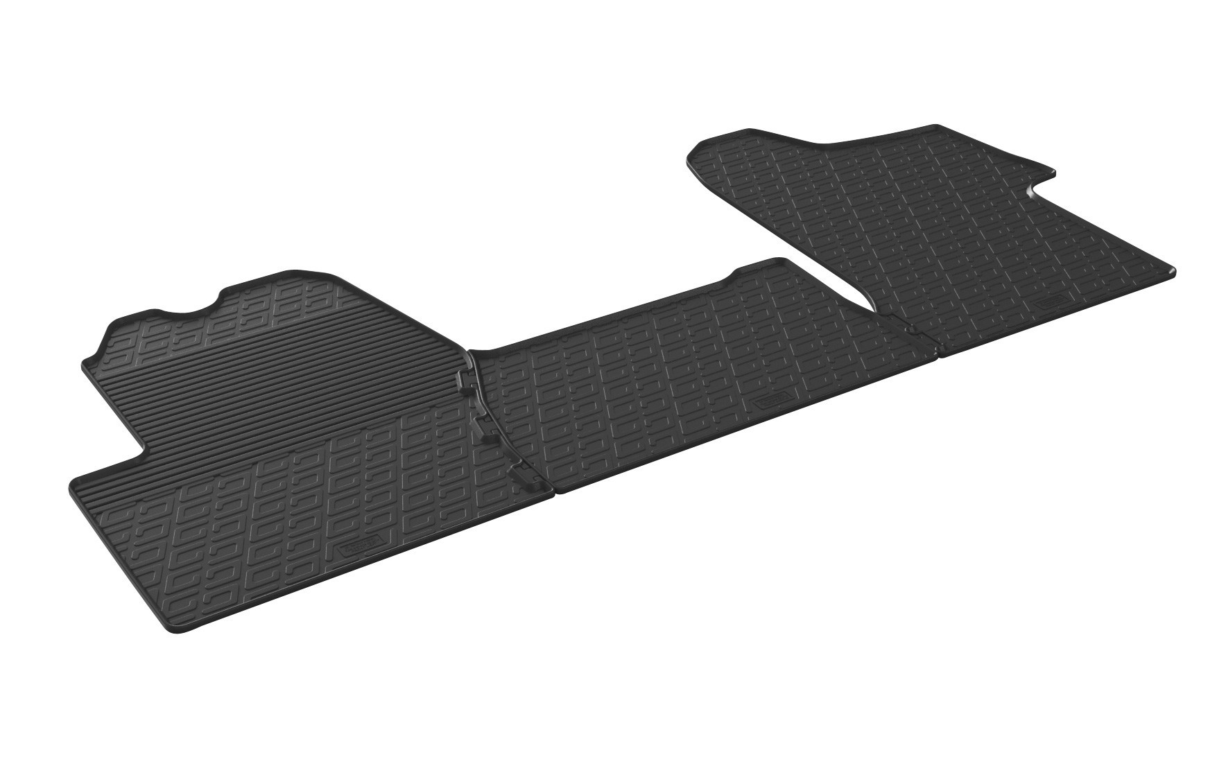 Set tappeti su misura in gomma - compatibile per Opel Movano (09/14>12/21) - Renault Master (09/14>06/24)