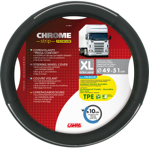 Chrome Strip, coprivolante in Skeentex - XL - Ø 49/51 cm