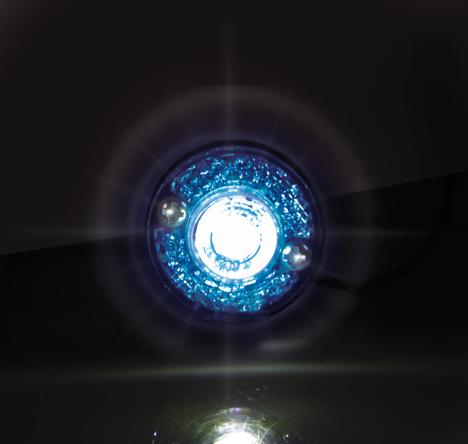 Coppia luci decorative - 1 Led - 24V - Blu - immagine 2