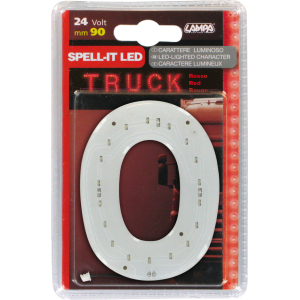 Spell-It Led, 90 mm, 24V - Rosso - O