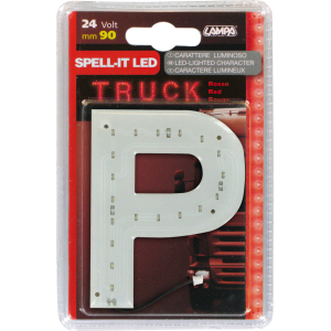 Spell-It Led, 90 mm, 24V - Rosso - P