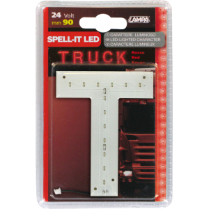 Spell-It Led, 90 mm, 24V - Rosso - T
