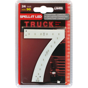 Spell-It Led, 90 mm, 24V - Rosso - 7