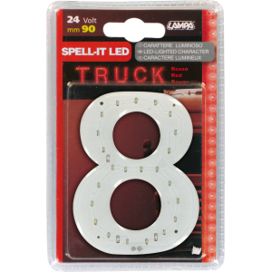 Spell-It Led, 90 mm, 24V - Rosso - 8