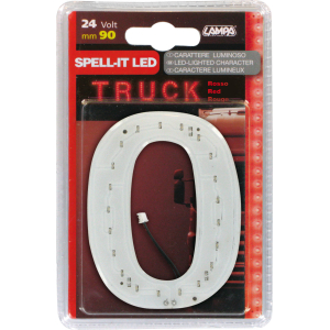 Spell-It Led, 90 mm, 24V - Rosso - 0