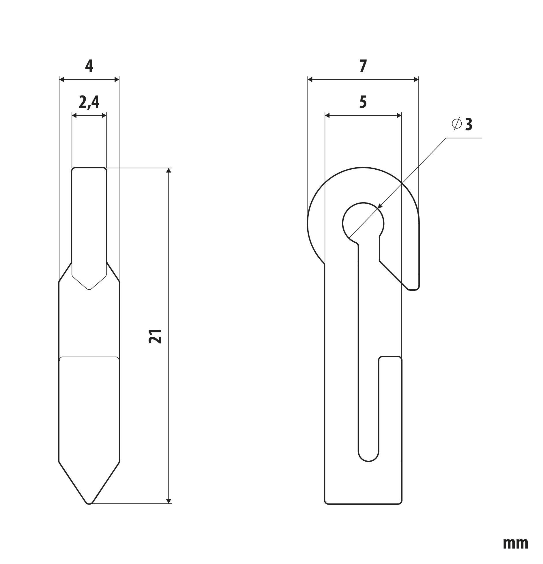 Ganci per tende - G-6 - 25 pz - immagine 2