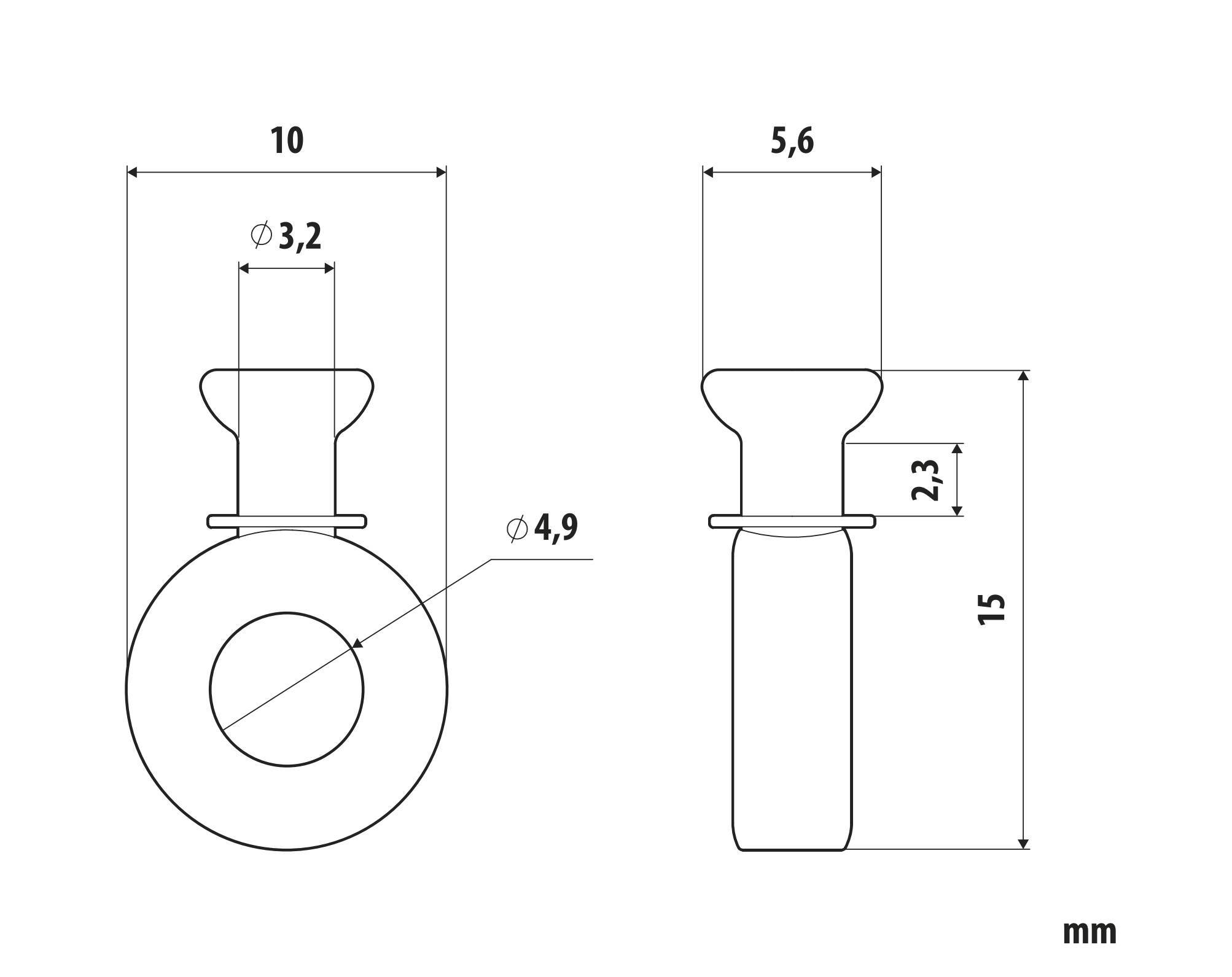 Scorrevoli per binari - G-7 - 25 pz - immagine 2