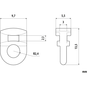 Scorrevoli per binari - G-8 - 25 pz