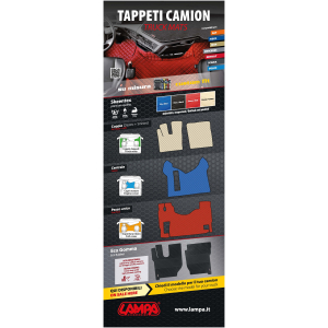 Poster cm 58x160, Tappeti camion