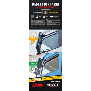 Poster cm 58x160, Deflettori camion