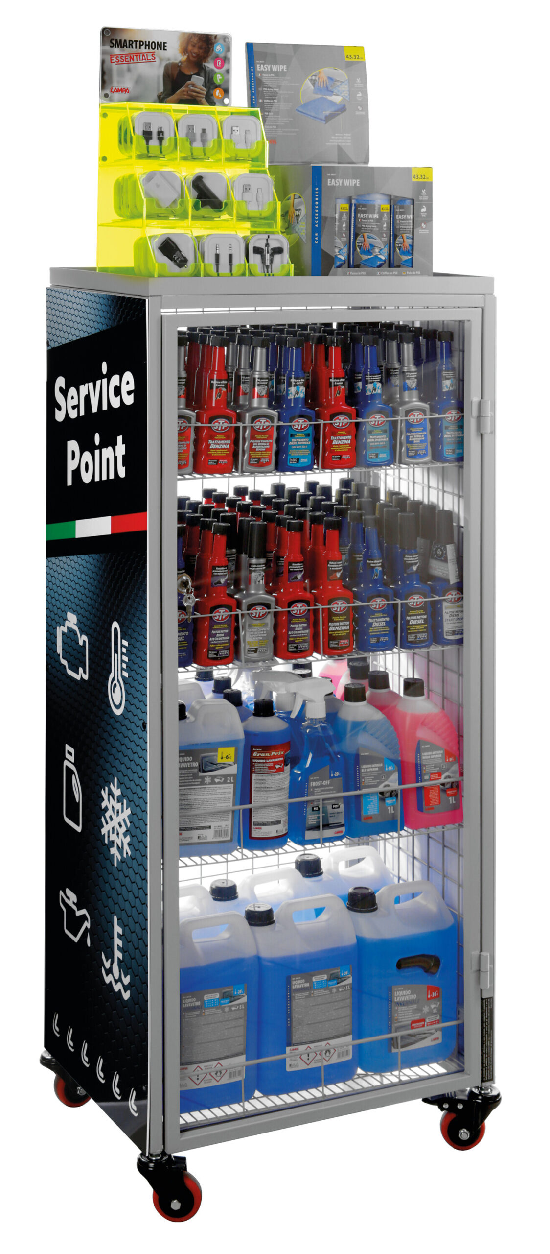 Display professionale per prodotti chimici, olio e additivi - immagine 2