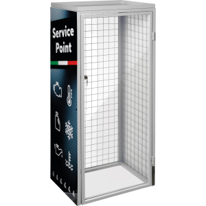 Display professionale per prodotti chimici, olio e additivi
