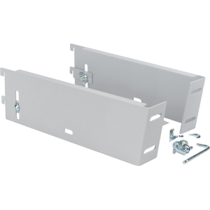 Staffe per fissaggio testata luminosa ai montanti, 2 pz - L - 38 cm